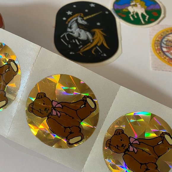 Vintage Bears & Unicorns Stickers Set Lucy Rigg Illuminations & More - Picture 7 of 12